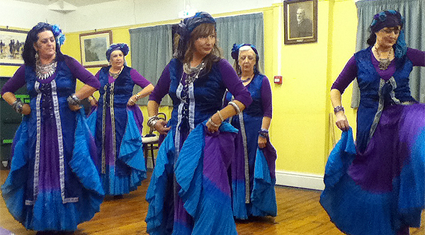 Zazu dancers in blue