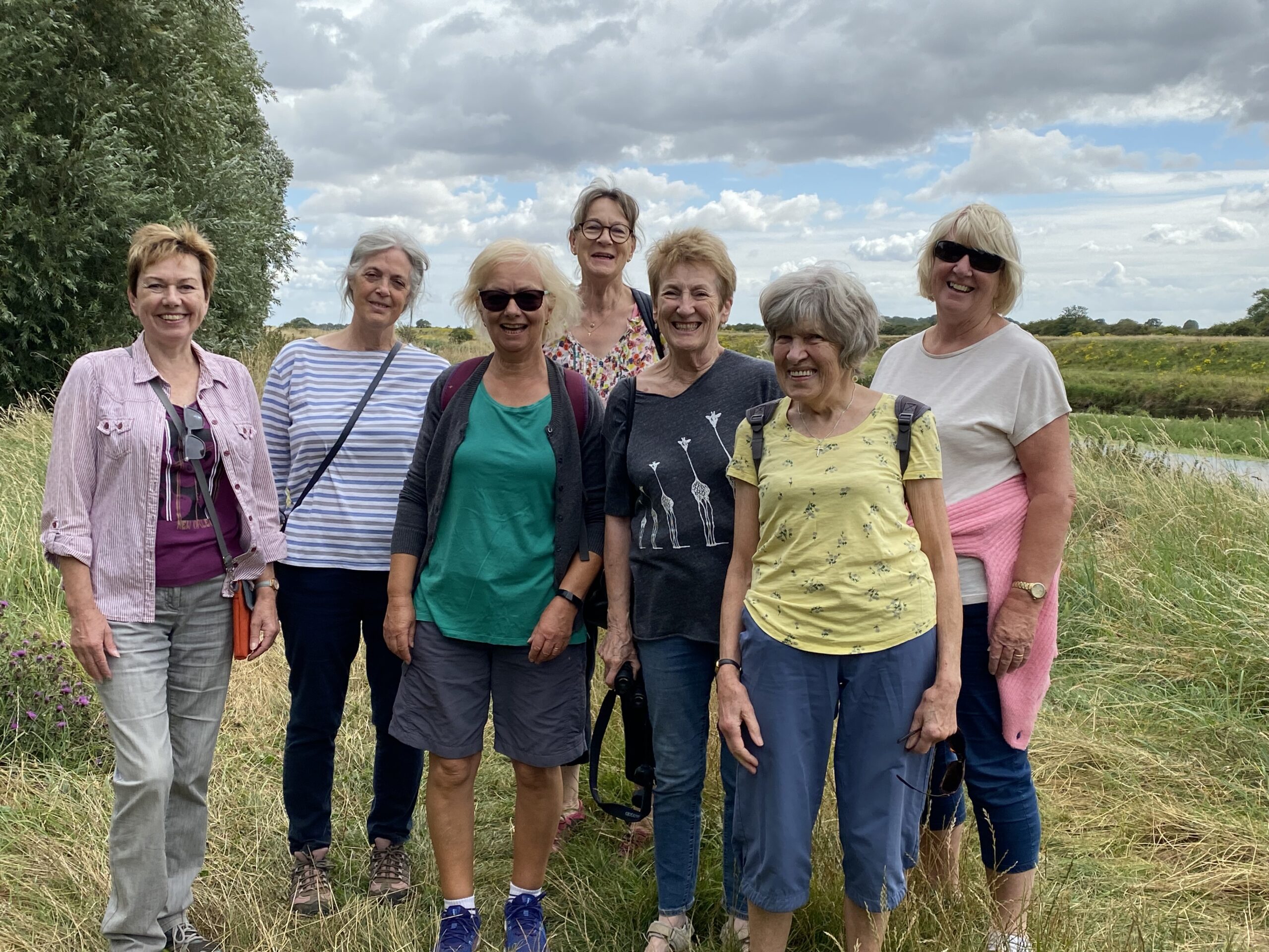 7 at Deeping Lakes for the August walk