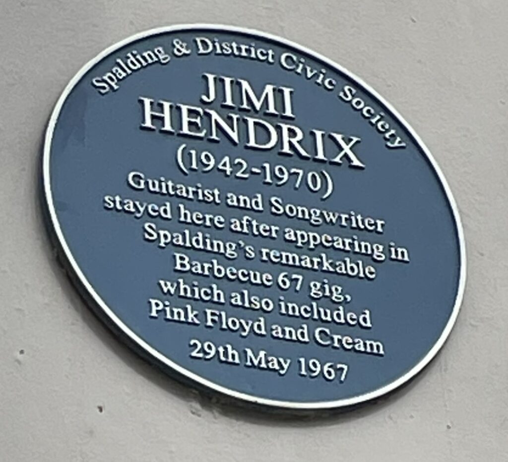 Jimi Hendrix blue plaque